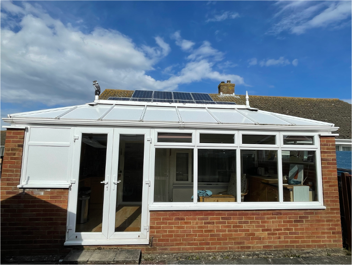 Warm Roof project by Pevensey Glazing